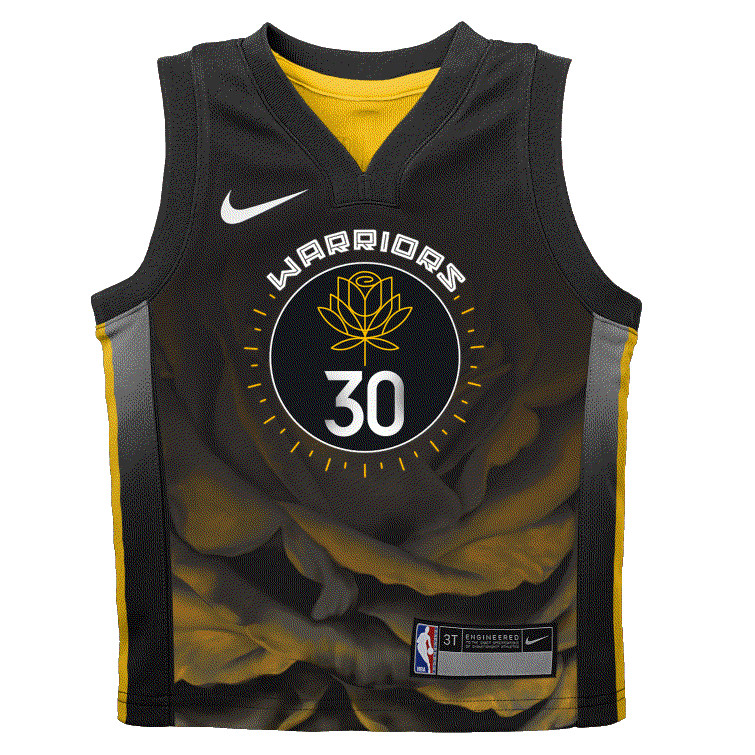 Nike NBA Golden State Warriors Curry Stephen City Edition Replica Jersey 2-3YR