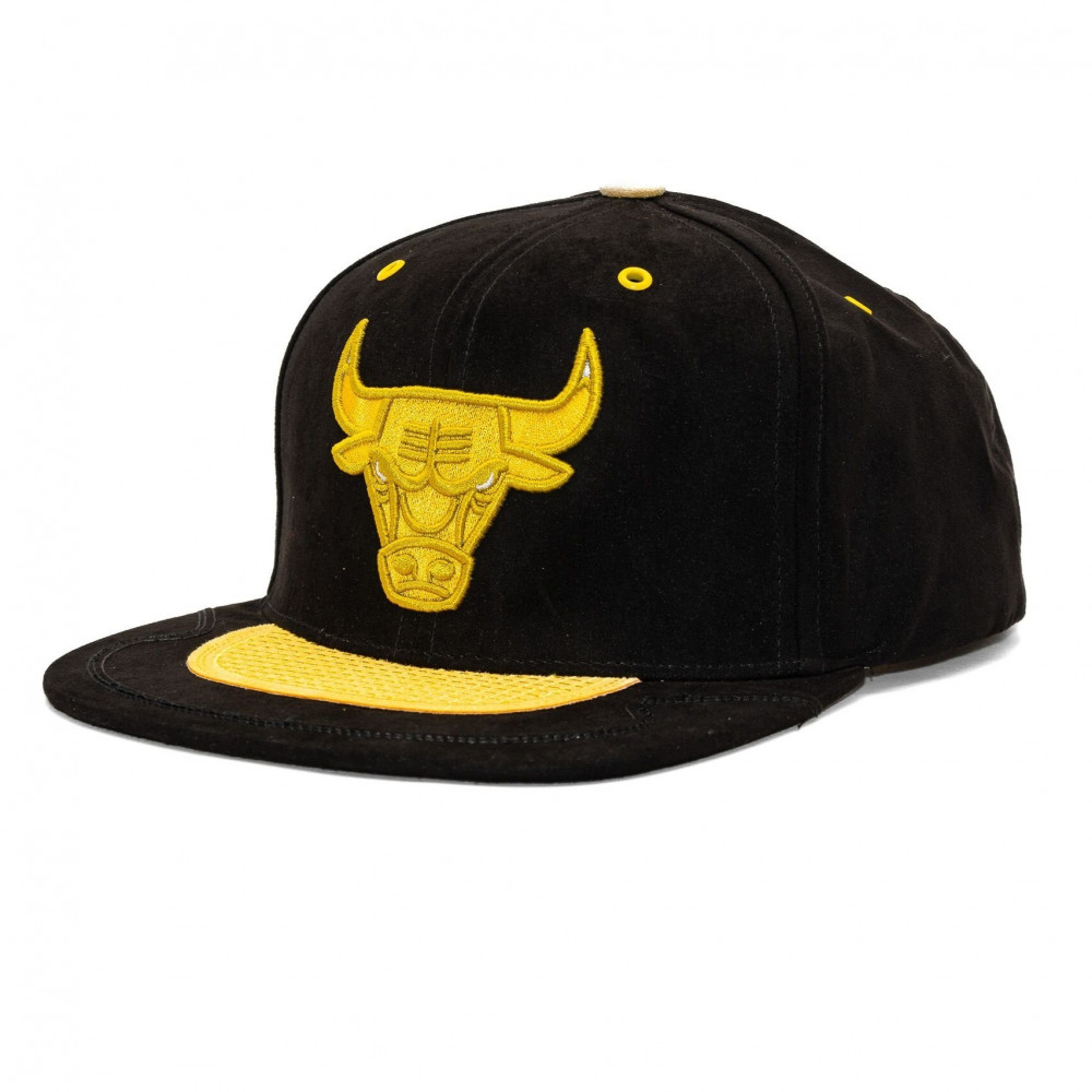 MITCHELL &amp; NESS CHICAGO BULLS NBA DAY 4 SNAPBACK BLACK/YELLOW ONE