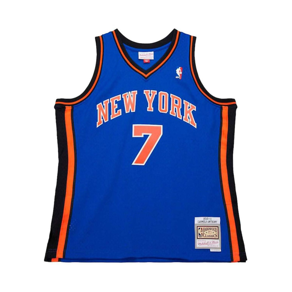 Mitchell &amp; Ness NBA New York Knicks 2010 Carmelo Anthony Jersey Blue XL
