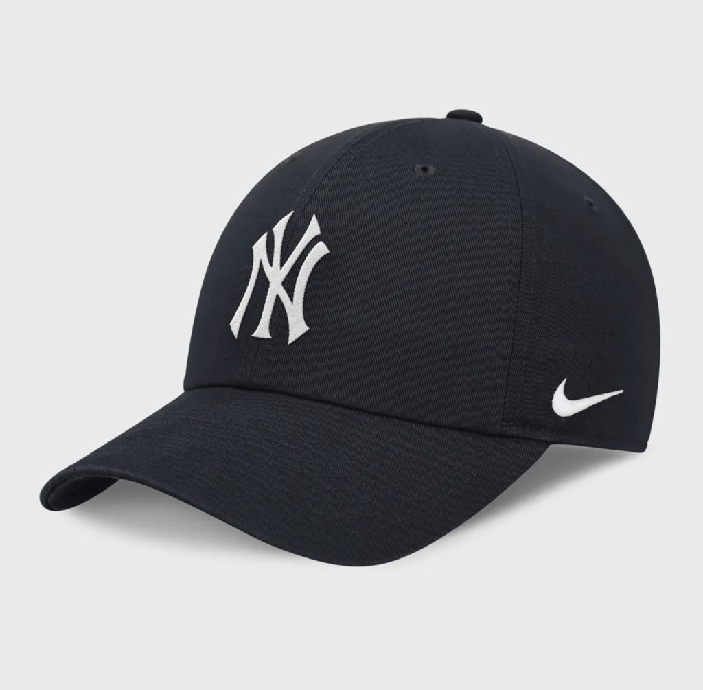 Nike MLB New York Yankees Club Unstructured Organic Cotton Cap Pitch Blue 4FA L/X