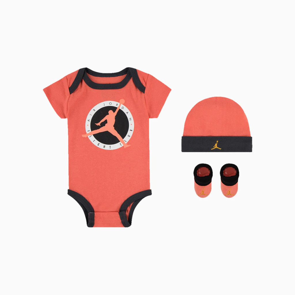 Jordan Kid's MVP Baby 3-piece Bodysuit Box Set Magicember 0-6M