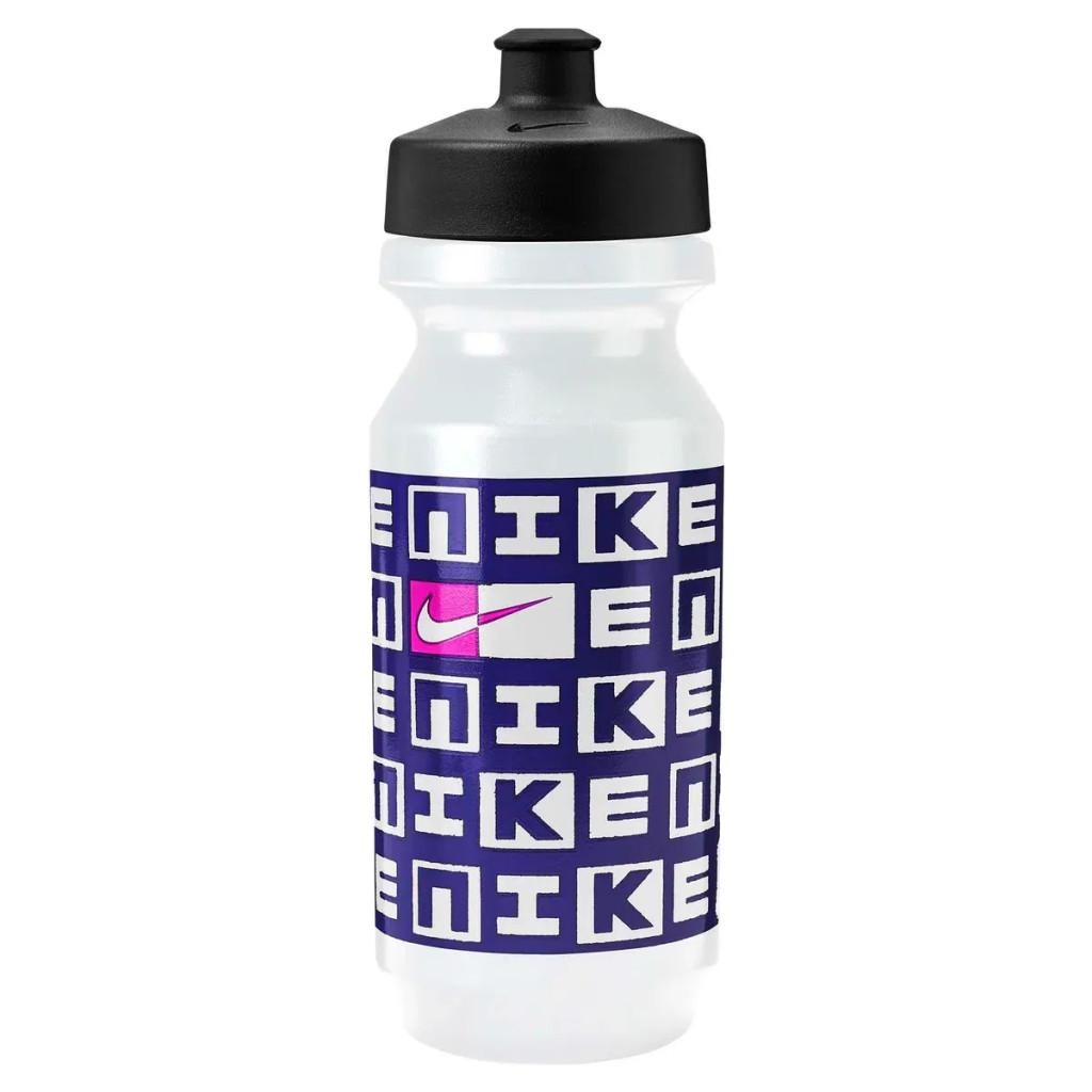 NIKE BIG MOUTH BOTTLE 2.0 22 OZ GRAPHIC WHITE/BLACK/COURT PURPLE/FIRE PINK
