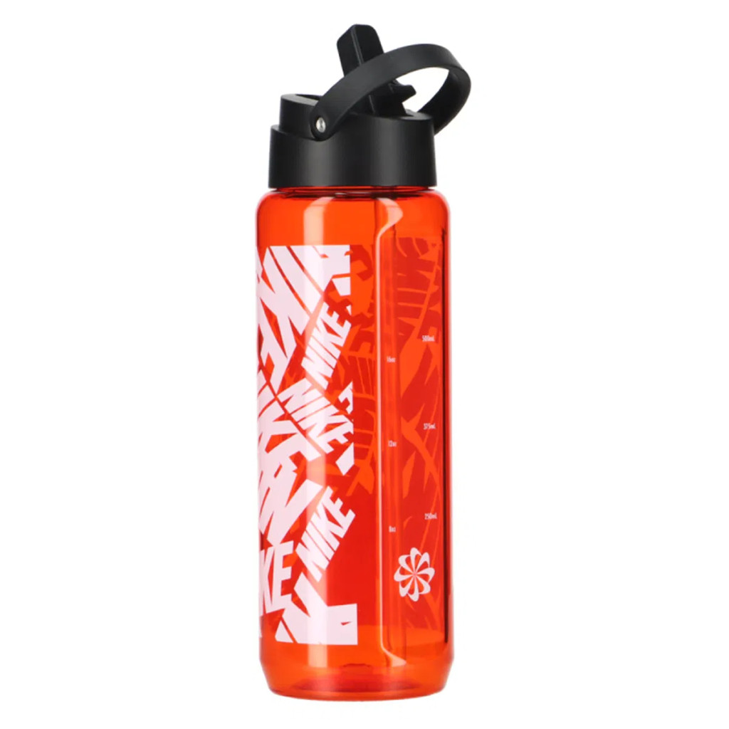 Nike Tr Renew Recharge Straw Bottle 24 Oz Graphic Safety Orange/Black/White/White