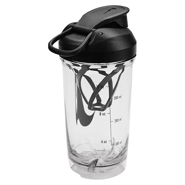 Nike Tr Recharge Shaker Bottle 16 Oz Clear/Black/Black/Black