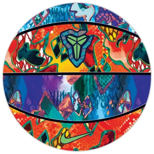 NIKE WHAT THE BASKETBALL 8P KOBE BRYANT BRIGHT CRIMSON/BLACK/TOTAL CRIMSON/ATOMIC TEAL 7