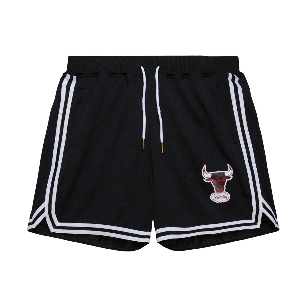 MITCHELL &amp; NESS NBA DESTINATION LEISURE GAMEDAY SHORTS Chicago Bulls Black L