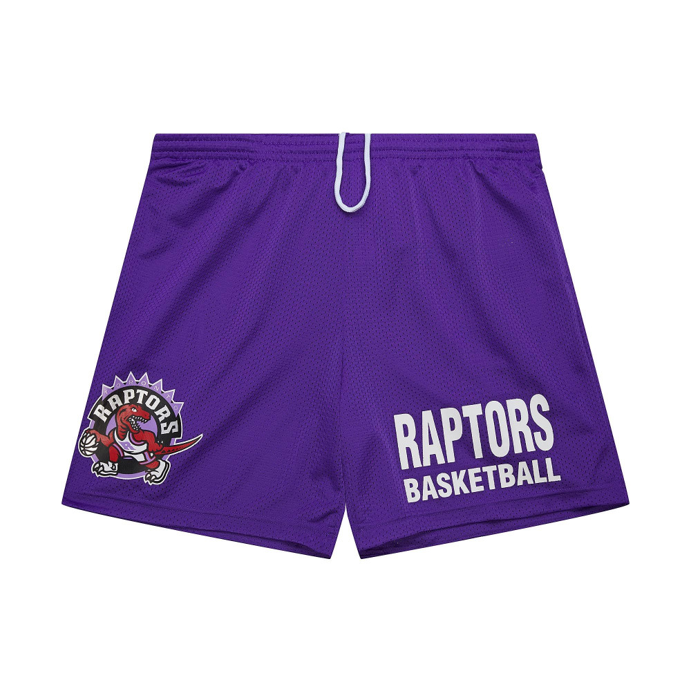 Mitchell &amp; Ness NBA Gameday Mesh 7In Shorts Vintage Logo Toronto Raptors Purple