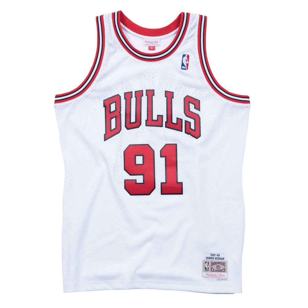MITCHELL &amp; NESS CHICAGO BULLS DENNIS RODMAN Mens Swingman Jersey
