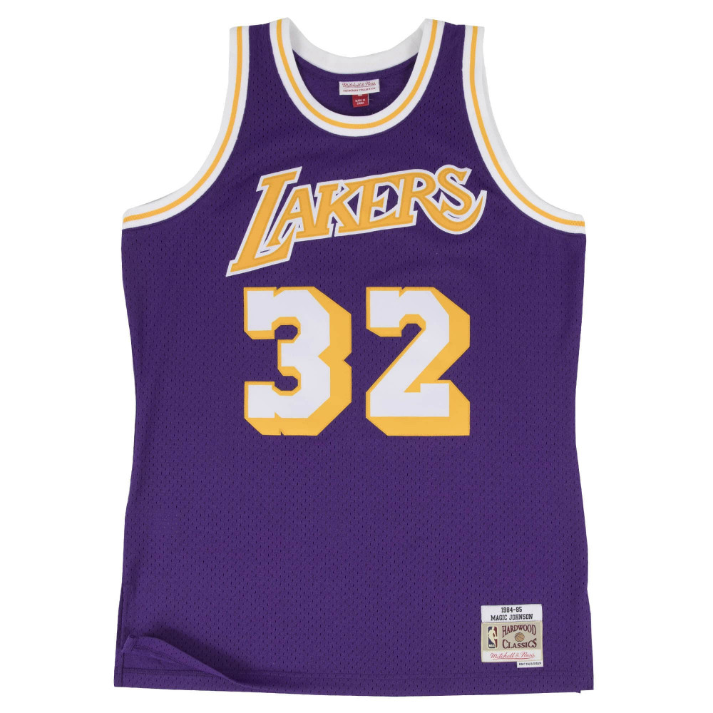 MITCHELL &amp; NESS LOS ANGELES LAKERS MAGIC JOHNSON Mens Swingman Jersey