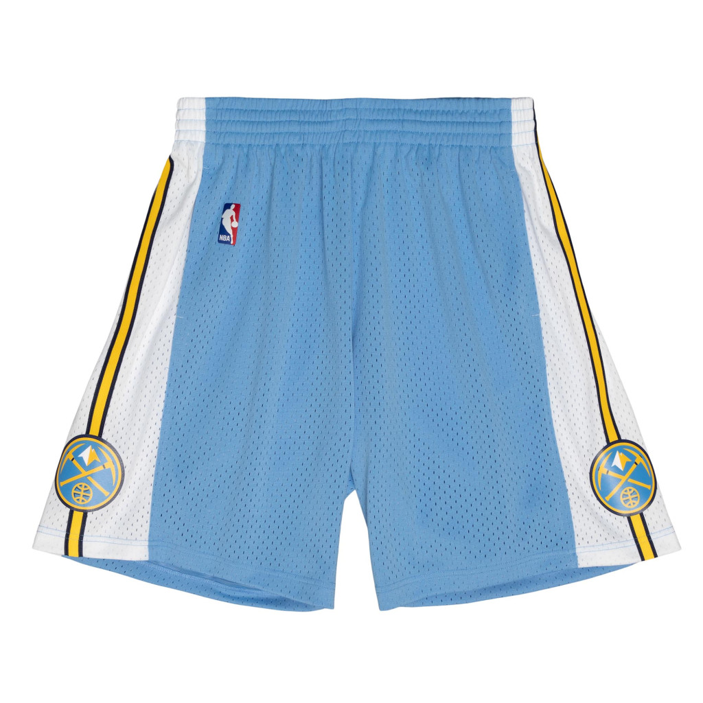 Mitchell &amp; Ness NBA Road Shorts Nuggets 2016 Columbia Blue M