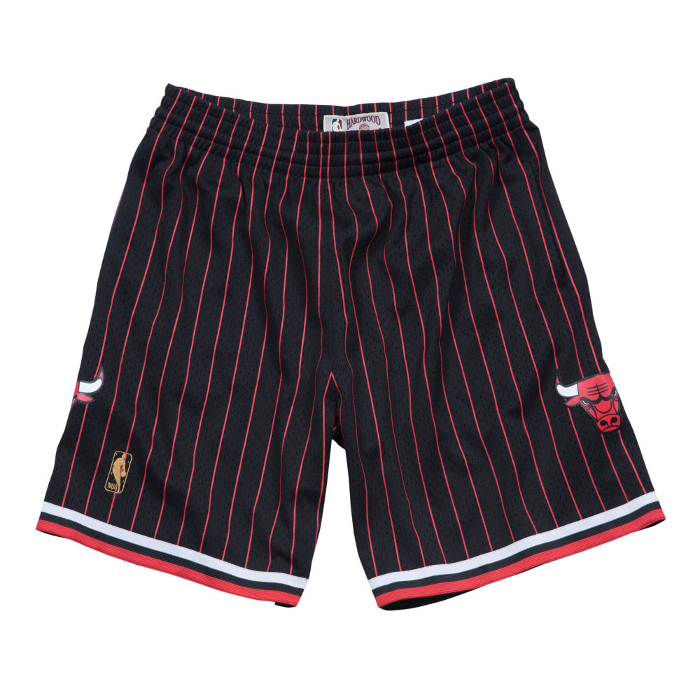 MITCHELL &amp; NESS NBA ALTERNATE SWINGMAN SHORTS CHICAGO BULLS 96-97 BLACK