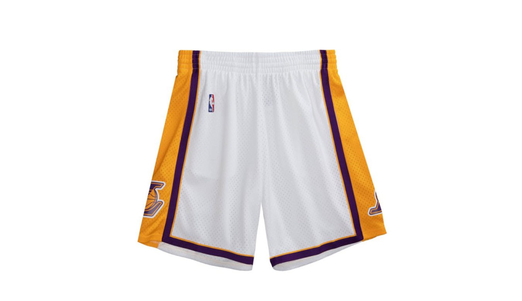 Mitchell &amp; Ness shorts Los Angeles Lakers white Swingman Shorts XXL