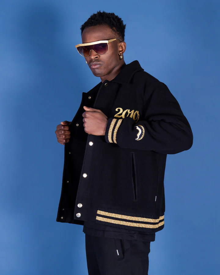 SPRAYGROUND GOLDEN TIGER VARSITY BLACK/GOLD XL