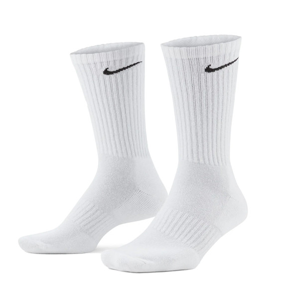 Nike Everyday Cushioned Crew 3PR White/Black XL