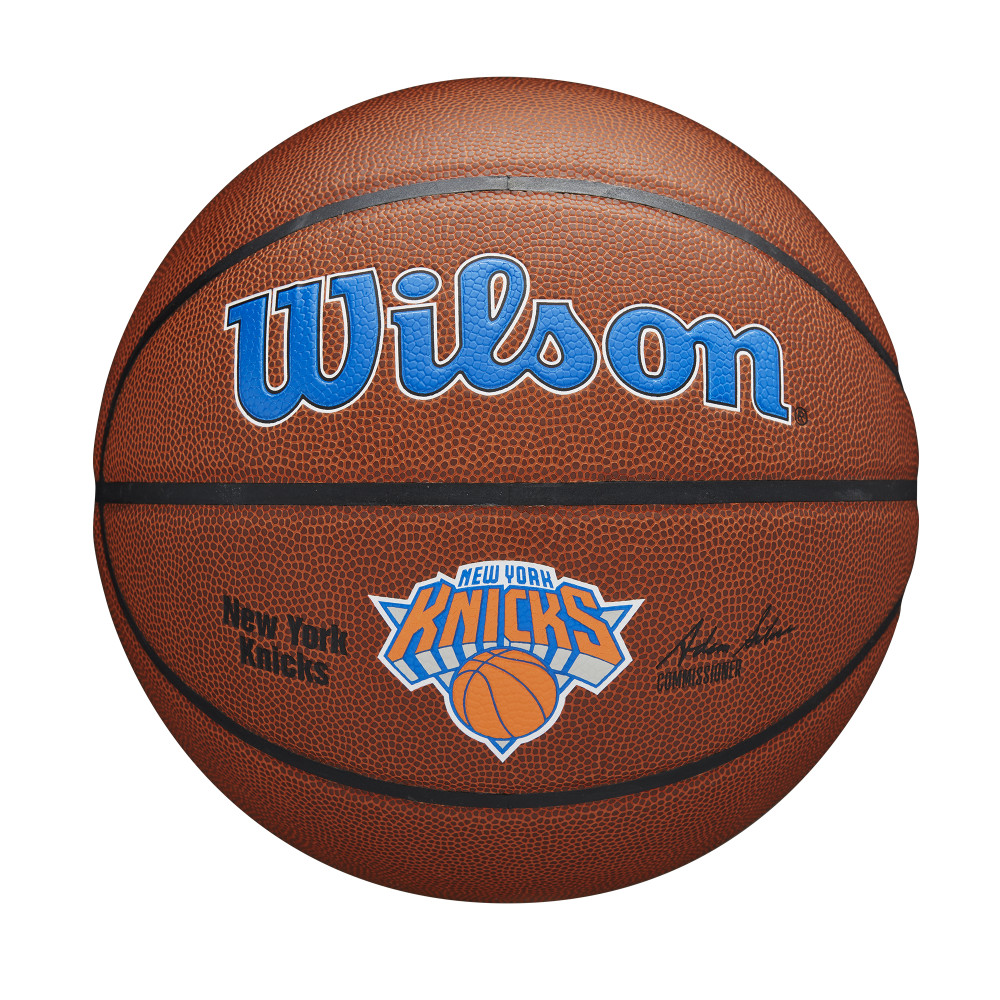WILSON NBA TEAM COMPOSITE NEW YORK KNICKS BASKETBALL 7 BROWN