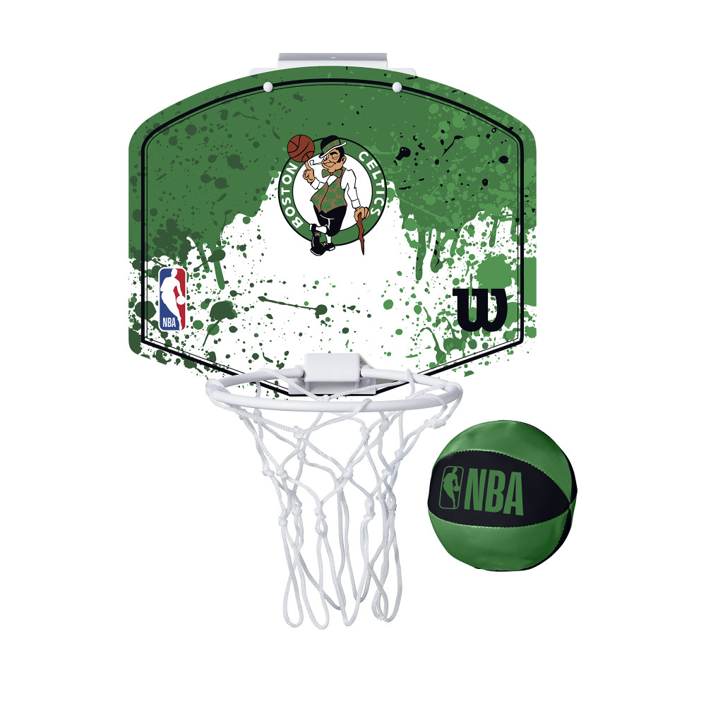 WILSON NBA TEAM MINI HOOP BOSTON CELTICS GREEN