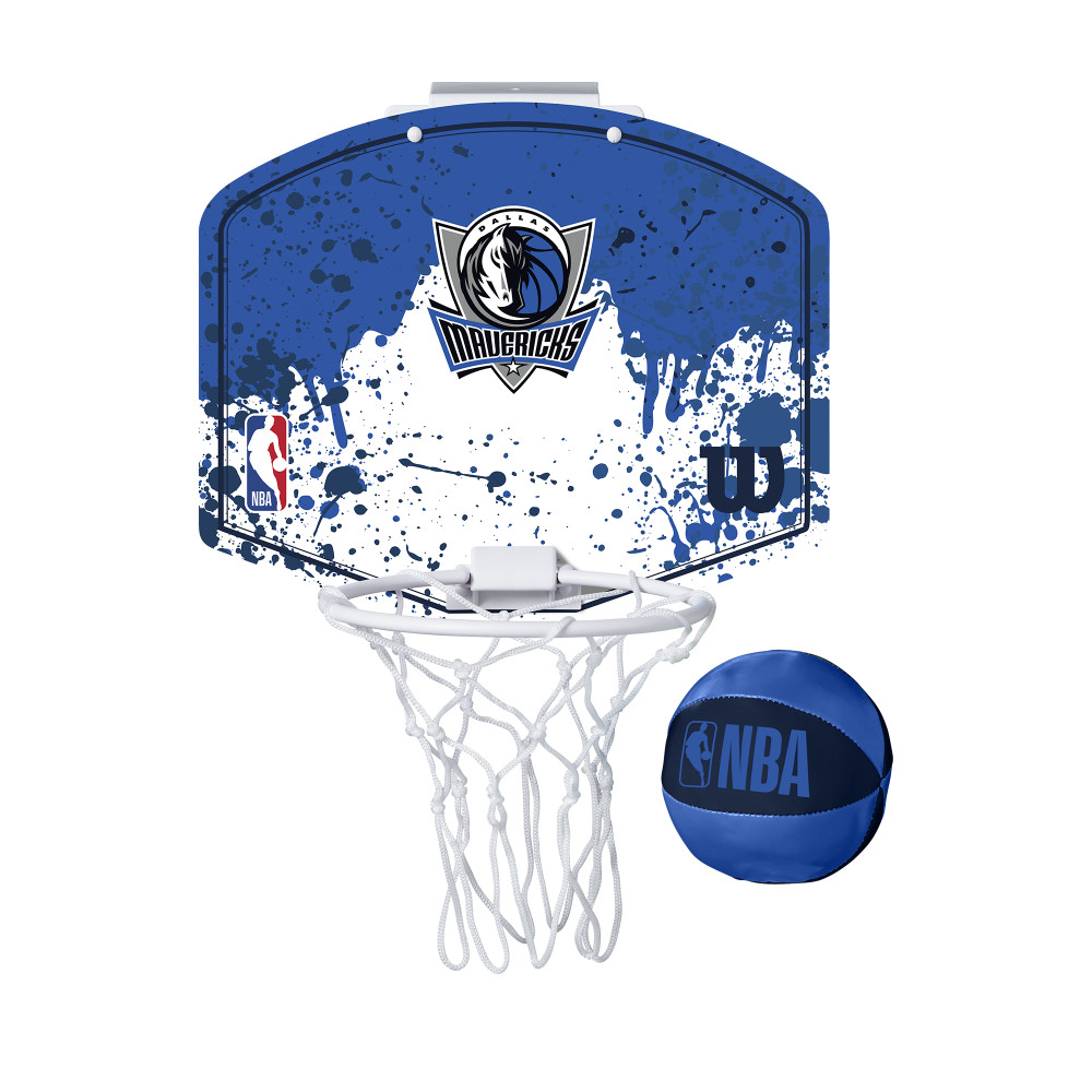 WILSON NBA TEAM MINI HOOP DALLAS MAVERICKS BLUE