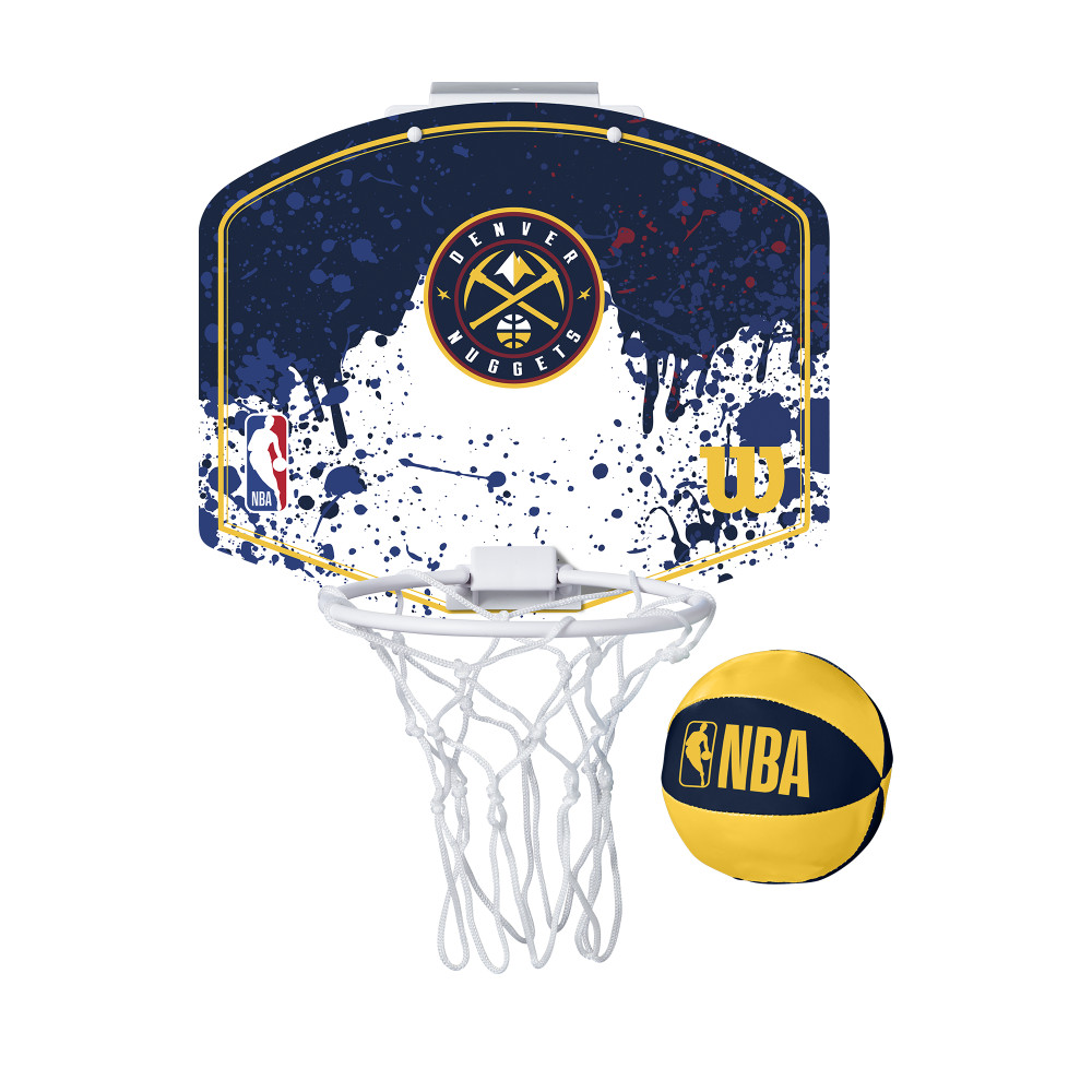 WILSON NBA TEAM MINI HOOP DENVER NUGGETS BLUE