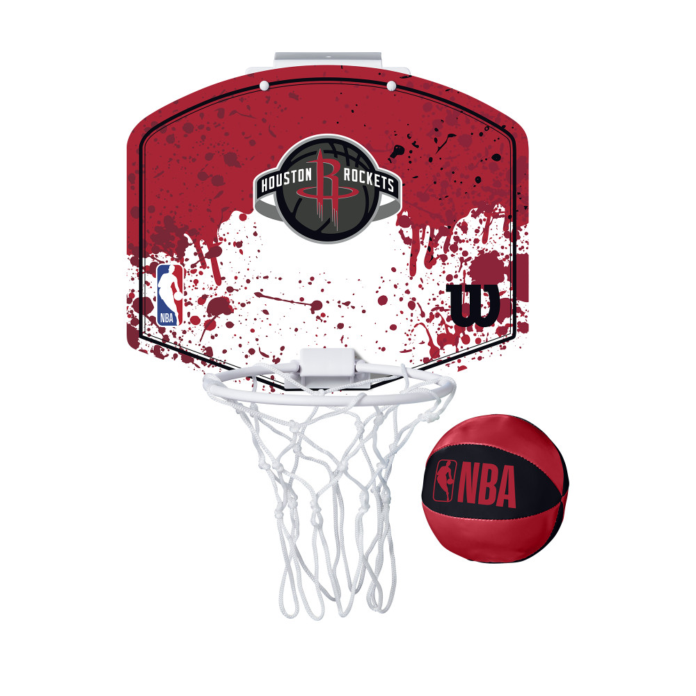 WILSON NBA TEAM MINI HOOP HOUSTON ROCKETS RED