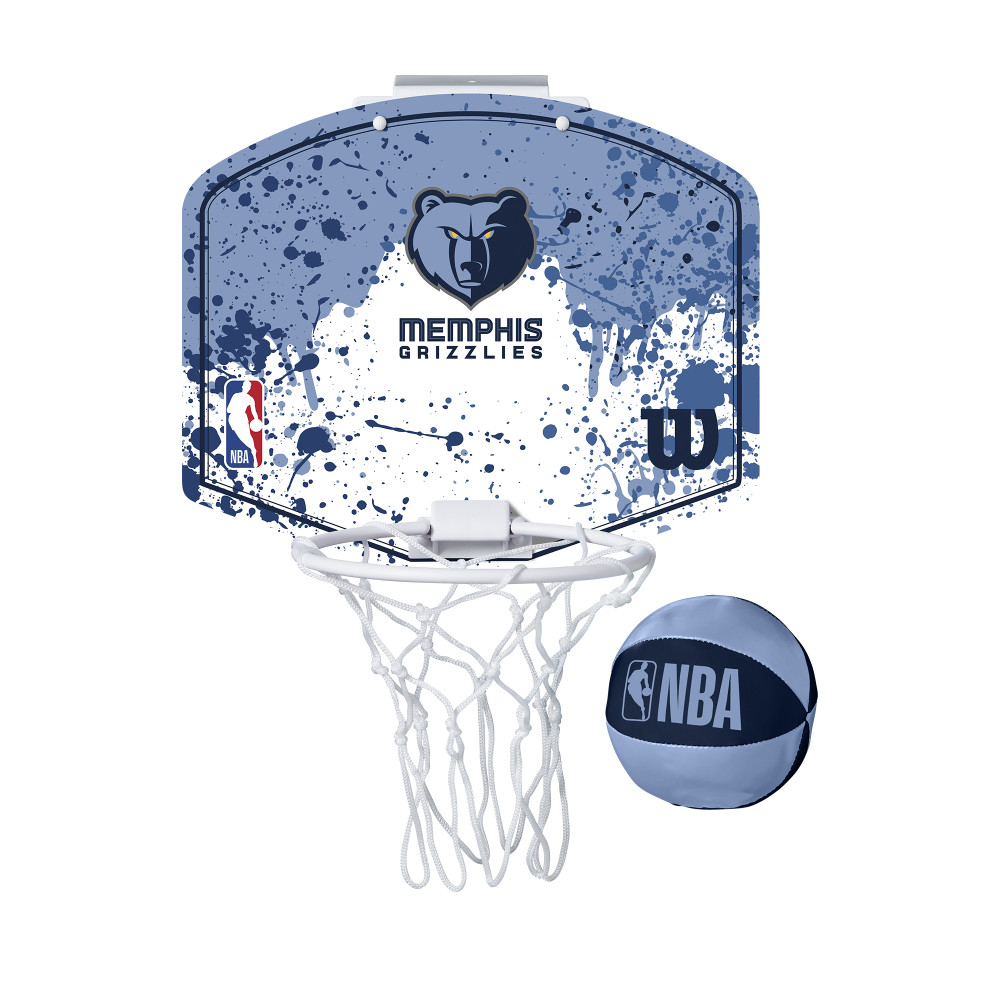 WILSON NBA TEAM MINI HOOP MEMPHIS GRIZZLIES LIGHT BLUE