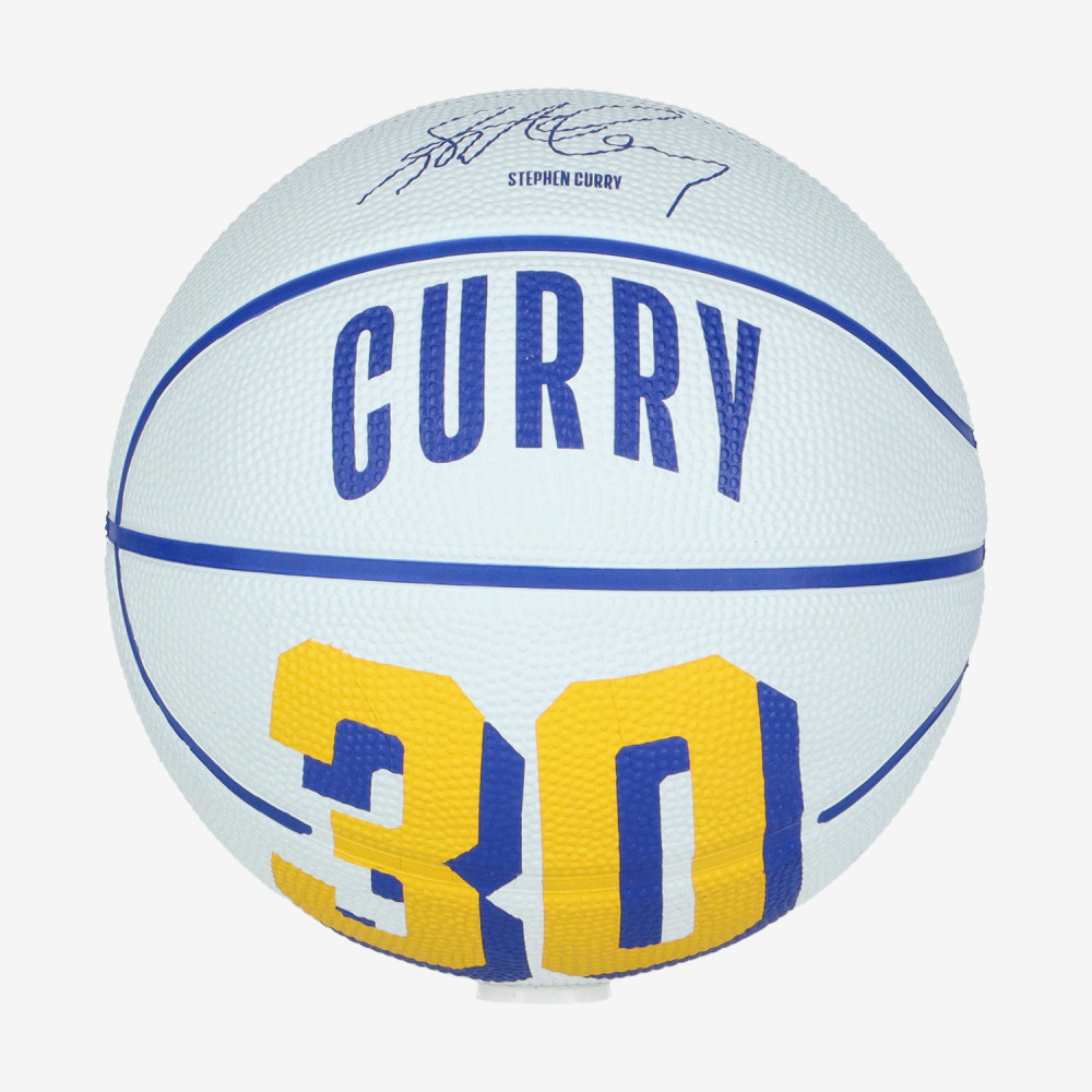 WILSON NBA PLAYER ICON MINI BSKT STEPHEN CURRY Blue/Yellow 3