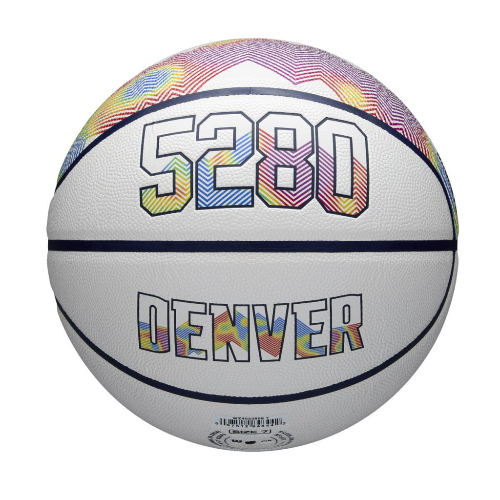 Wilson 2024 NBA Team City Collector Denver Nuggets White