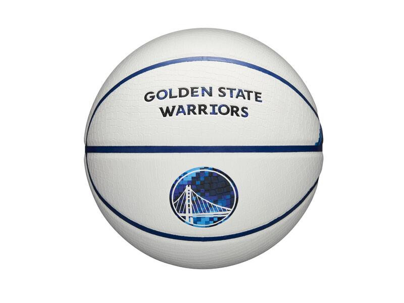 Wilson NBA Team Pixel Golden State Warriors BSKT White 7