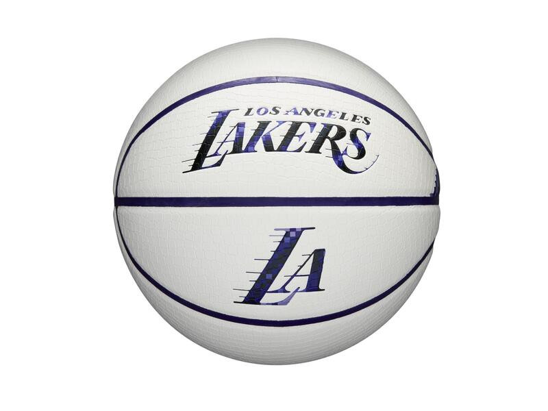 Wilson NBA Team Pixel Los Angeles Lakers BSKT White 7