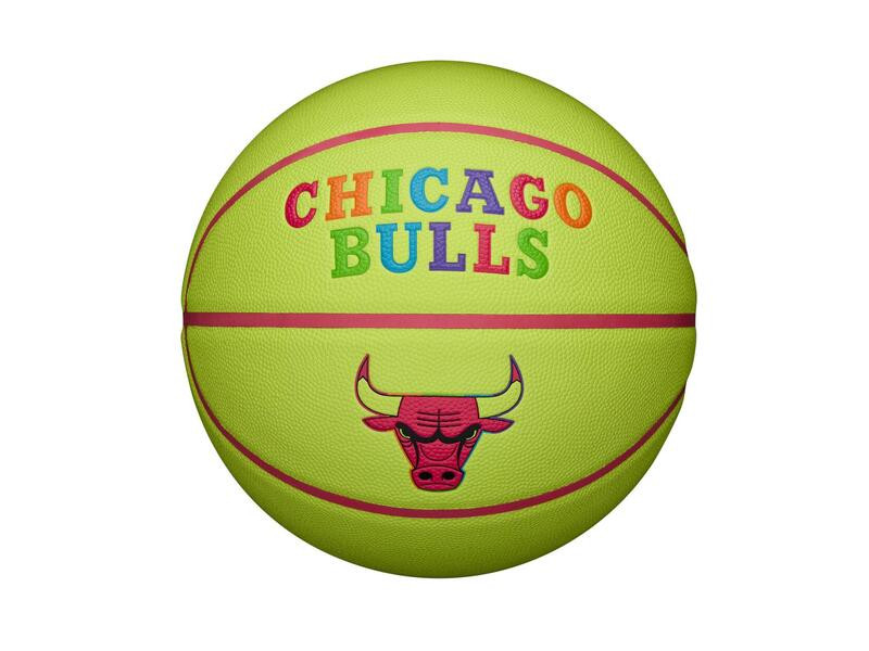 Wilson NBA Team Neon Chicago Bulls BSKT Green 7