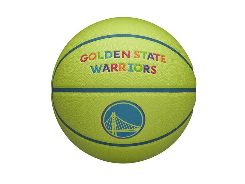 Wilson NBA Team Neon Golden State Warriors BSKT Green 7